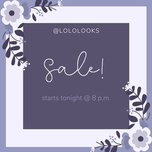 🛍 SALE TONIGHT ✨